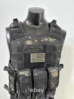 BULLETPROOF Carrier Vest Free Made With Kevlar Plates 3a M L Xl Xxl 3xl 2xl USA