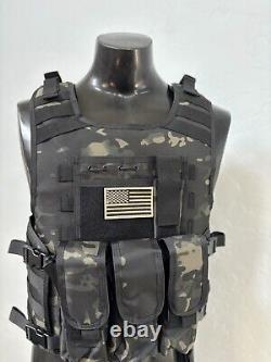 BULLETPROOF Carrier Vest Free Made With Kevlar Plates 3a M L Xl Xxl 3xl 2xl USA