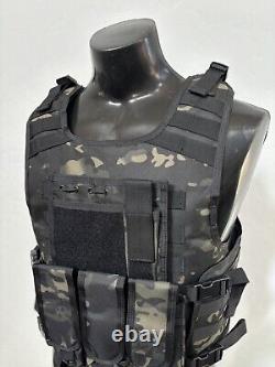 BULLETPROOF Carrier Vest Free Made With Kevlar Plates 3a M L Xl Xxl 3xl 2xl USA