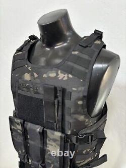 BULLETPROOF Carrier Vest Free Made With Kevlar Plates 3a M L Xl Xxl 3xl 2xl USA