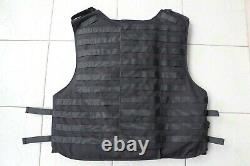 Black Bullet proof vest III-A SIZEXLXXL NIJ0101.06 + 2PCS III Ceramic plates