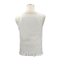 Black Bulletproof T-shirt Vest Ultra Thin made with Kevlar Body Armor NIJ IIIA