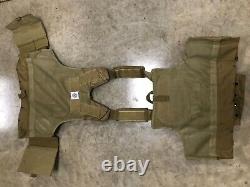 Black Multicam Tactical Vest Plate Carrier With 2 10x12 Curved Lvl 4 Plates/ Sides