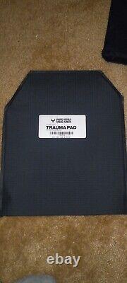 Body Armor 10x12 level 111A AR500 Trauma pad comes with