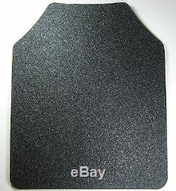 Body Armor AR500 Steel Plates Base Frag Coating Level III 10x12-6x8 (4)