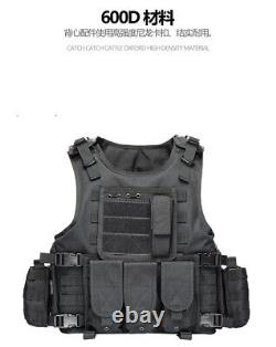 Body Armor Black tactical bullet proof vest IIIA NIJ0101.06 Size M, L, XL, XXL