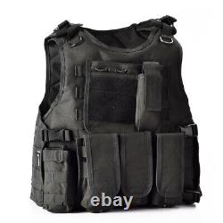 Body Armor Black tactical bullet proof vest IIIA NIJ0101.06 Size M, L, XL, XXL