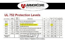 Body Armor Bullet Proof Plates ArmorCore Level IIIA 3A 10x12 6x8 PC BLK