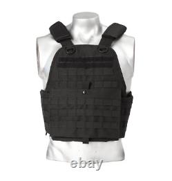 Body Armor Bullet Proof Plates ArmorCore Level IIIA 3A 10x12 Carrier BLK