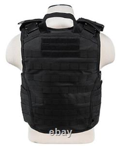 Body Armor Bullet Proof Plates Level IIIA 3A 11x14 -Exp BLACK L-XXL+