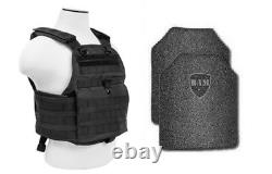 Body Armor Bullet Proof Vest AR500 Steel Plates Base Coating Plate Carrier