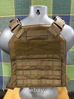 Body Armor Bullet Proof Vest AR500 Steel Plates Base Frag Coating Rebel C