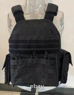 Body Armor Bullet Proof Vest Plate Carrier Level III++ (3++) Stops 30-06