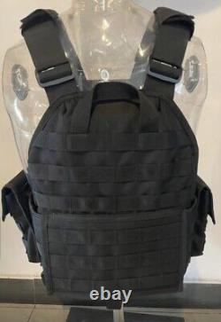 Body Armor Bullet Proof Vest Plate Carrier Level III++ (3++) Stops 30-06