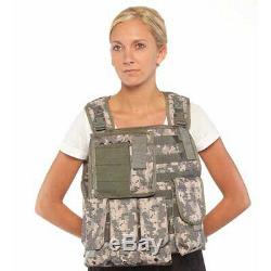 Body Armor Plate Carrier + 2 Plates Set