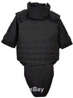 Body Armor Plate Carrier MOLLE Tactical Vest III-A waterproof Kevlar included