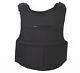 Body Armor Plate Carrier Size Xl, Black Vest With Soft Inserts&plates Iii Grade