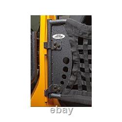 Body Armor Rear GEN III Trail Doors with Black Nylon Webbing JK-6140