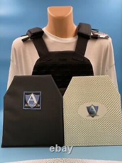 Body Armor Vest with 2 Bullet Proof Inserts. NIJ IIIA / UL 3 FREE SHIPPING