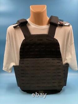 Body Armor Vest with 2 Bullet Proof Inserts. NIJ IIIA / UL 3 FREE SHIPPING