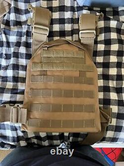 Body Armor With Plates And Pouches