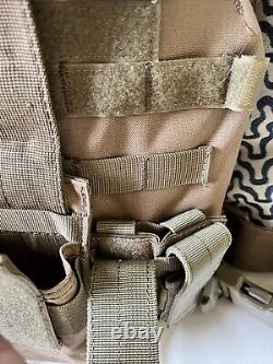 Body Armor With Plates And Pouches