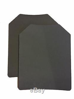 Body Armor l AR500 Steel Plates Base Frag-Spall Coating Level III -11x14