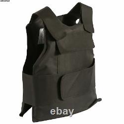 Body Bulletproof Vest Front Back Plates Armor Tactical Jacket Guard Security Kit