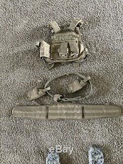 Bullet Proof Vest Level 3 Plates. Tan-hardly Used
