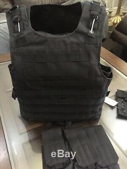 Bulletproof Kevlar AR500 Vest Carrier Plates Inserts Tactical Body armor Panels