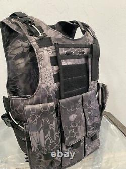 Bulletproof Plate Carrier Vest FREE lllA Panels Body Armor 3A Insert M L Xl 2x