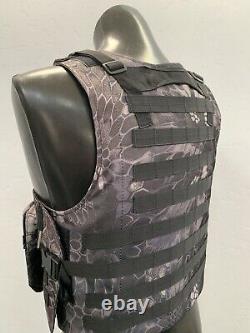 Bulletproof Plate Carrier Vest FREE lllA Panels Body Armor 3A Insert M L Xl 2x