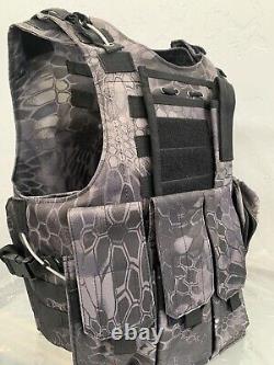 Bulletproof Plate Carrier Vest FREE lllA Panels Body Armor 3A Insert M L Xl 2x