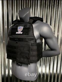 Bulletproof Vest Body Armor Level 3 III Plate Carrier Plates AR500 Bullet Proof