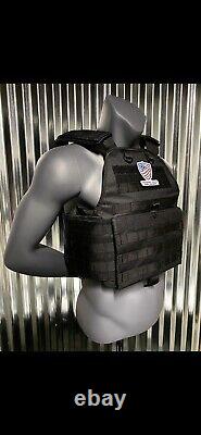 Bulletproof Vest Body Armor Level 3 III Plate Carrier Plates AR500 Bullet Proof