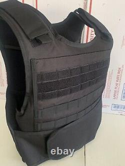 Bulletproof Vest Carrier BODY Armor AR600 3+ Steel Rifle Plates lll+ Ballistic