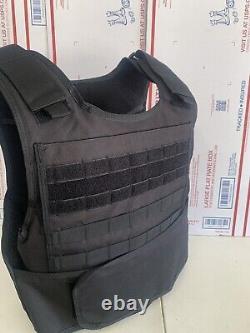 Bulletproof Vest Carrier BODY Armor AR600 3+ Steel Rifle Plates lll+ Ballistic