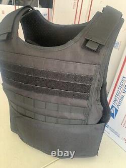 Bulletproof Vest Carrier BODY Armor AR600 3+ Steel Rifle Plates lll+ Ballistic