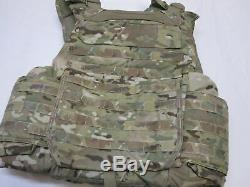 Bulletproof Vest Multicam Plate Carrier Large Ocp Body Armor Level Iii-a