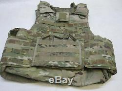 Bulletproof Vest Multicam Plate Carrier X-large Ocp XL Body Armor Iii-a