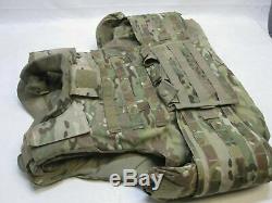 Bulletproof Vest Multicam Plate Carrier X-large Ocp XL Body Armor Iii-a