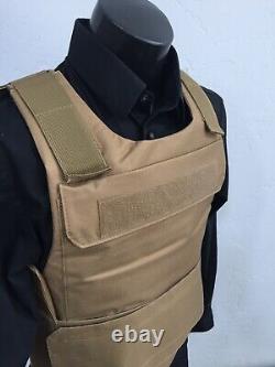 Bulletproof vest FREE body armor lllA Insert Plates USA 3A All Sizes Concealable