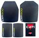 Cati500 Ar500 Level 3 Patented Multicurve Armor Plates Pair With 6x8 Sides Swag
