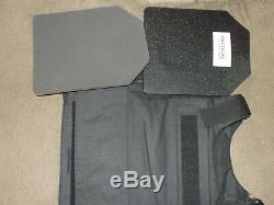 Carrier Vest M-2XL+2-10x12 curved level 3 Plates +2 Free 10mm Trauma Pads New
