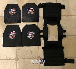 Cati body armor set, level 3 plates, trauma pads and condor sentry plate carrier