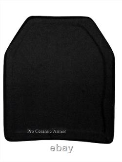 Ceramic Body Armor Plate Stand Alone Level Black Tip Resistance IV 10X12