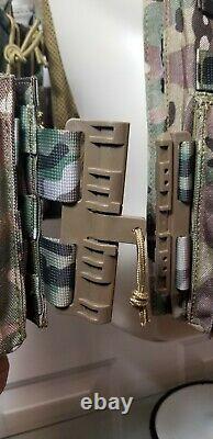 Commander's QUICK RELEASE Tactical Carrier MULTICAM /Level 3 AR500 PLATES