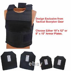 Complete Level III AR500 Steel Body Armor With Dual Pocket Lightweight Vest