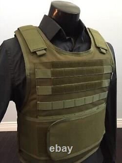 Concealable Bulletproof Vest Carrier BODY Armor Made With Kevlar 3a Xl M 2xl 3xl