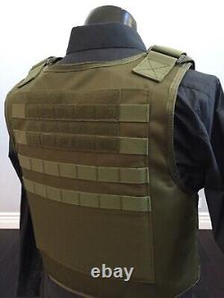 Concealable Bulletproof Vest Carrier BODY Armor Made With Kevlar 3a Xl M 2xl 3xl